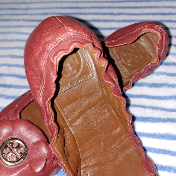 Tory Burch "Red" Ballet Flats - Picture 7 of 7